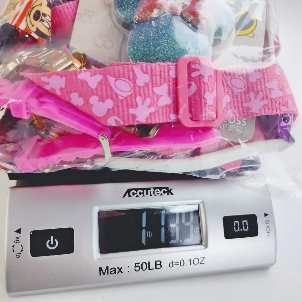 Disney Minnie Mouse Mystery Kids Jewelry Bundle – 1.13 Pounds AS-IS Lot A17